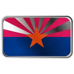 2024 Scottsdale Mint United States Flag Series 1 Troy Ounce 999 Fine Silver Arizona