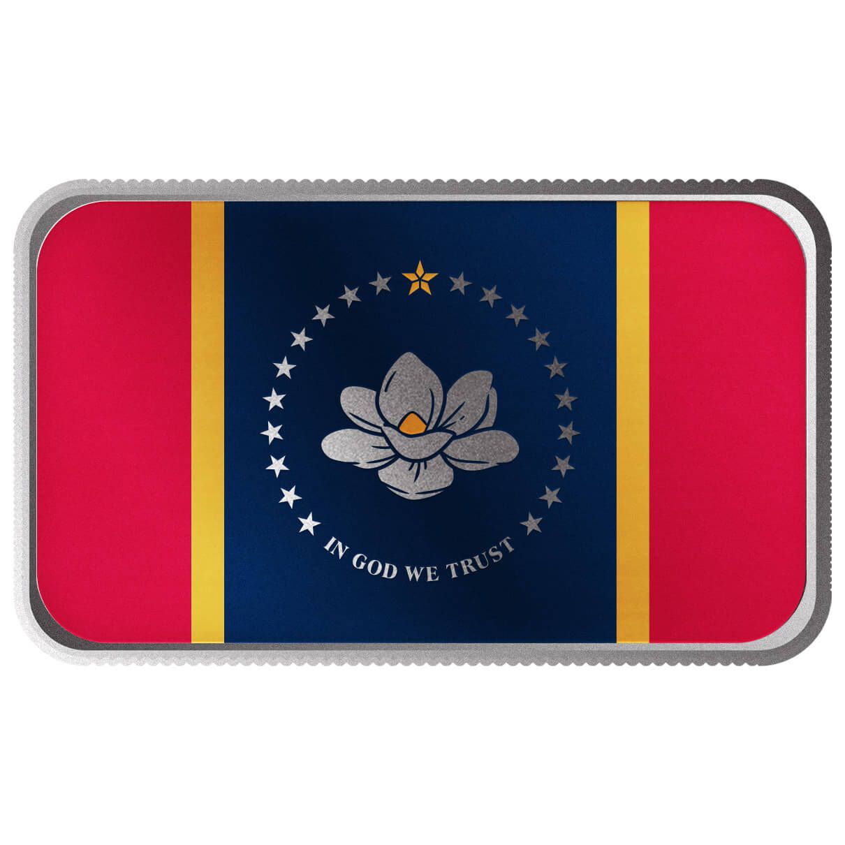Shop Mississippi State Flag 1 Troy Ounce 999 Fine Silver