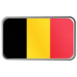 2024 Scottsdale Mint World Flag Series 1 Troy Ounce 999 Fine Silver Belgium