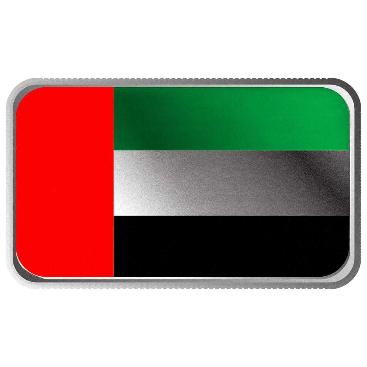 Shop United Arab Emirates Country Flag 1 Troy Ounce 999 Fine