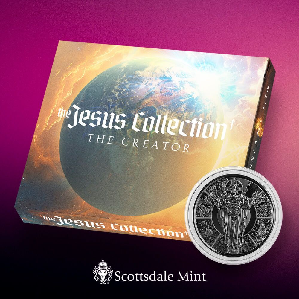 2024 Samoa Jesus Collection: The Creator 1 oz Silver with Black