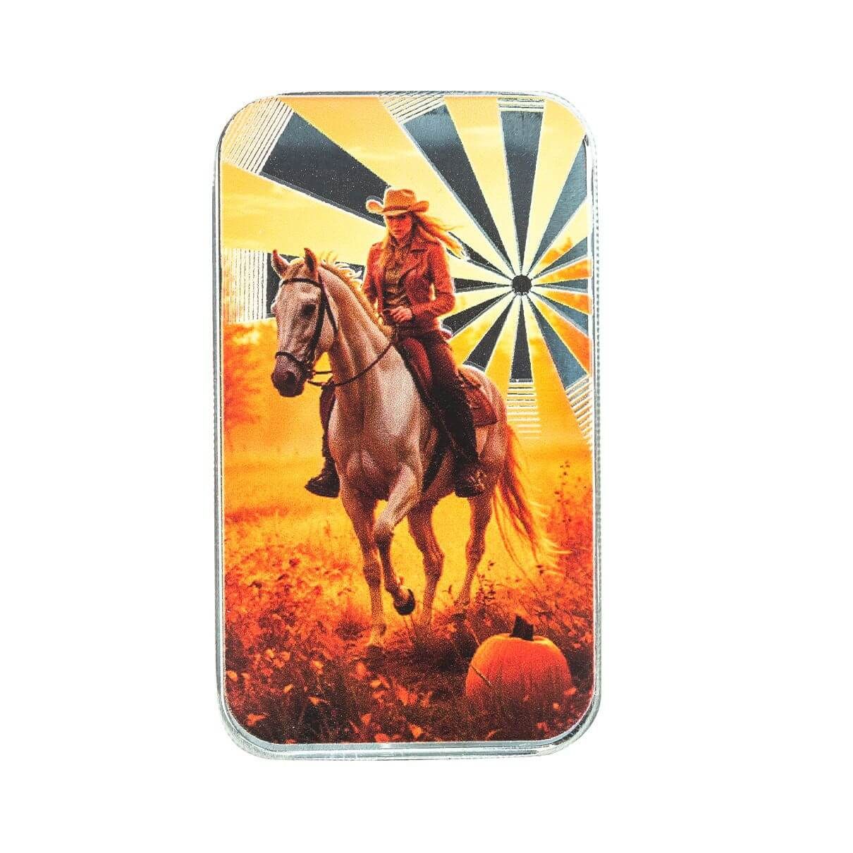 Prairie Cowgirl 1 oz Silver Color Bar