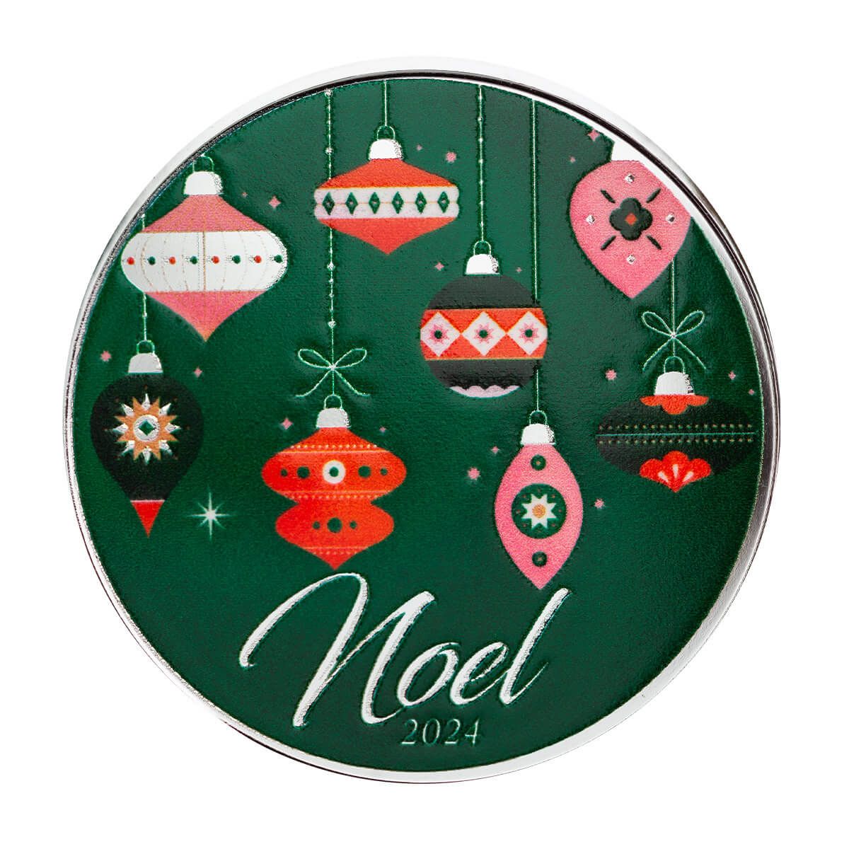 Noel Celebration 1 oz Silver Color Round