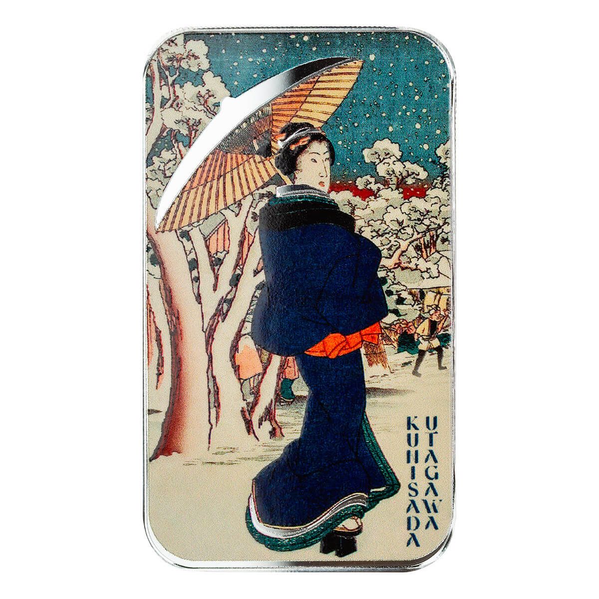 Winter Geisha 1 oz Silver Color Bar