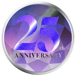 2024 Scottsdale Mint Christmas Color Rounds 25th Anniversary