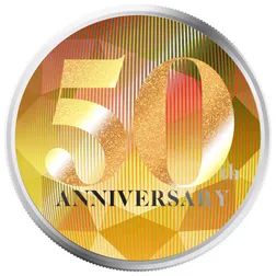 2024 Scottsdale Mint Christmas Color Rounds 50th Anniversary