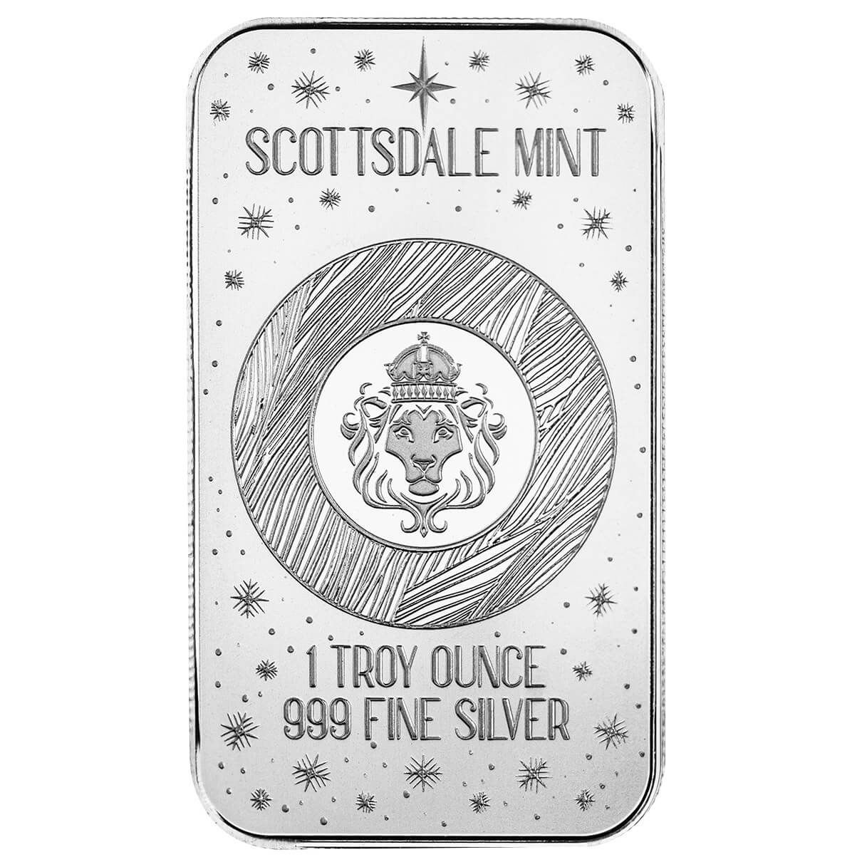 Icy Snowman 1 oz Silver Color Bar