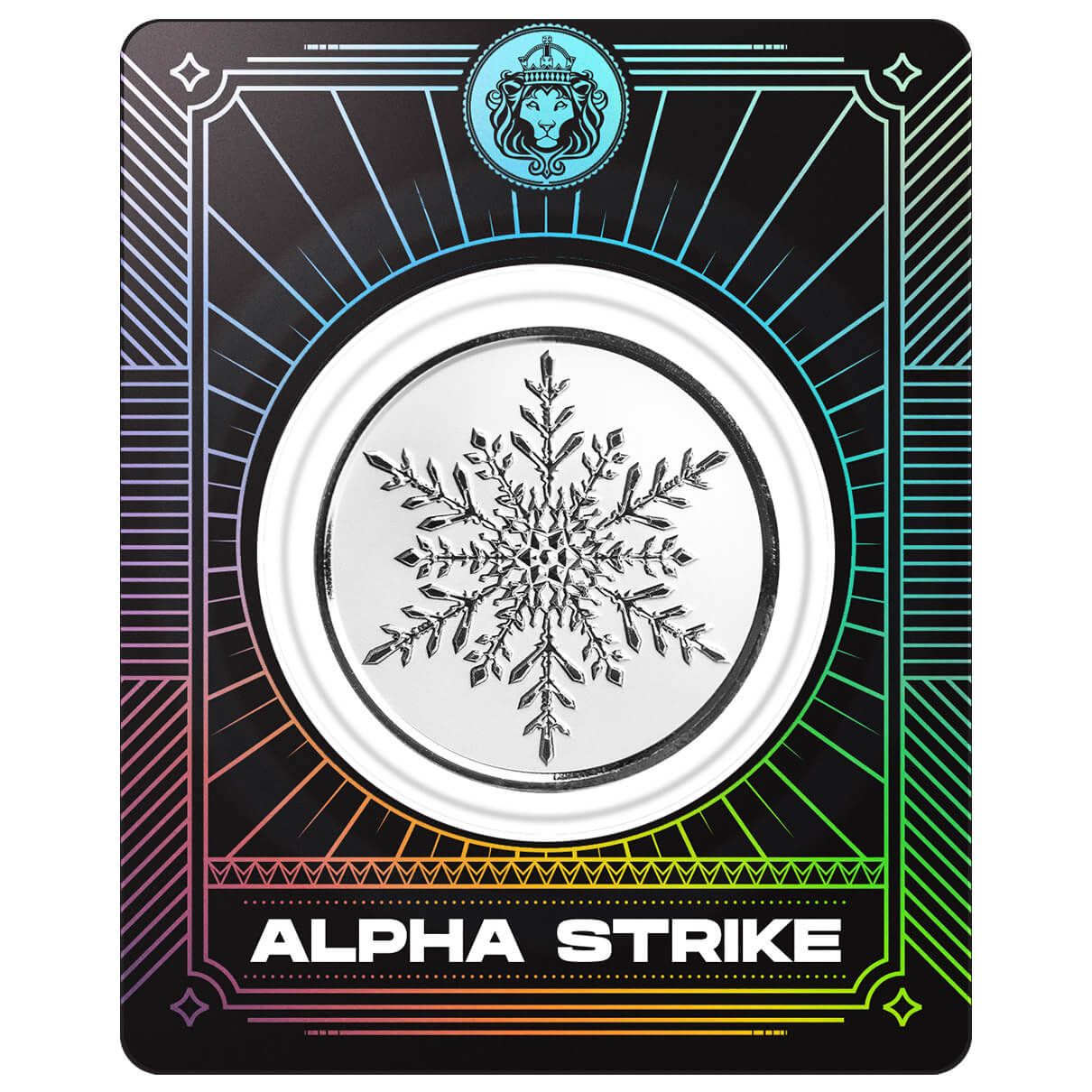 Scottsdale Snowflake 1 Troy oz 9999 Silver Bullion Round