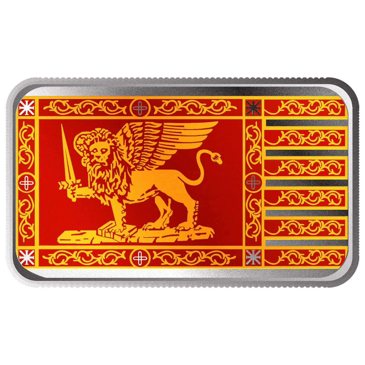 Shop Republic of Venice Historic Flag 1 Troy Ounce 999 Fine Silver