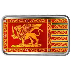 2024 Scottsdale Mint Historical Flag Series 1 Troy Ounce 999 Fine Silver Republic Of Venice
