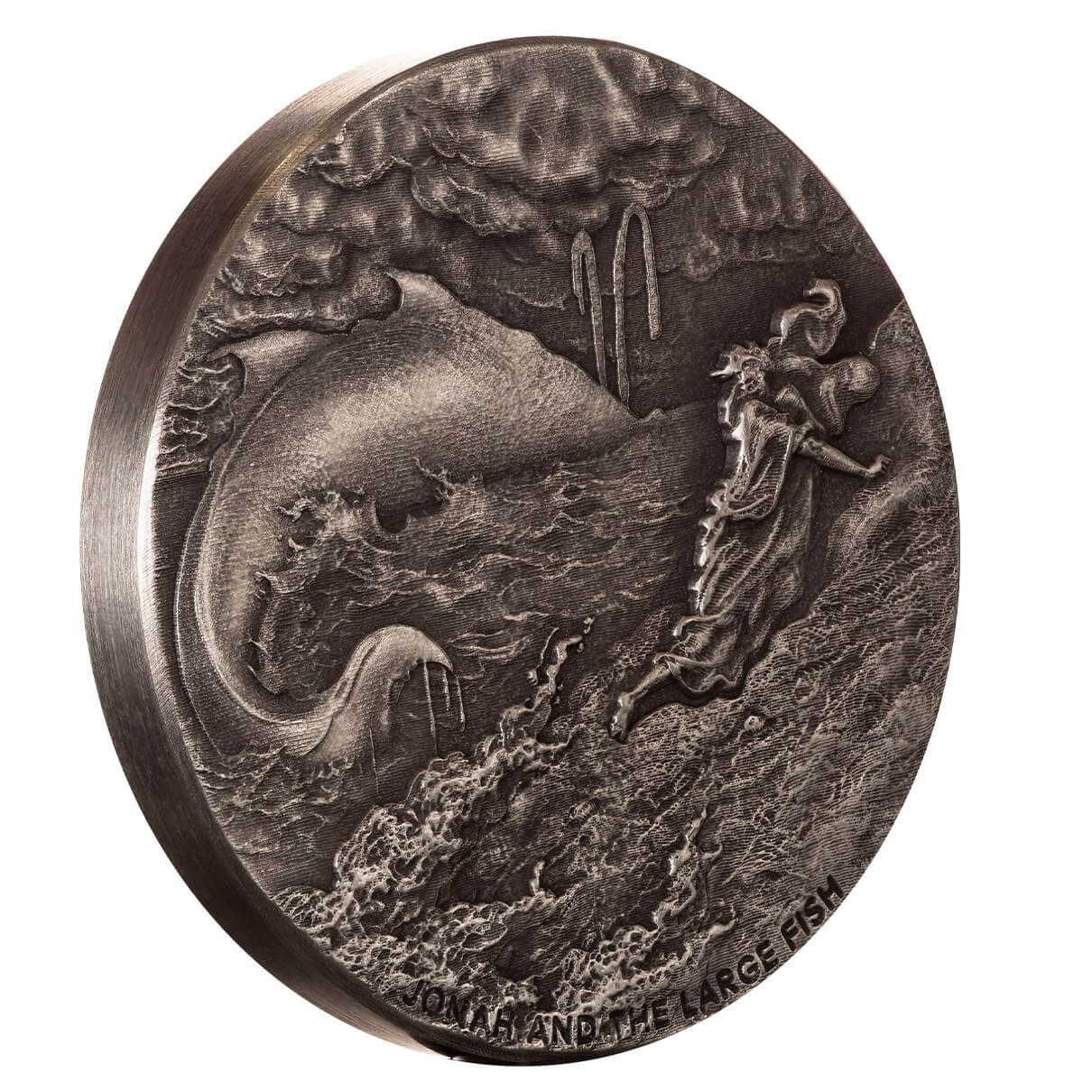 2024 Biblical Series | Jonah and the Large Fish 2 oz Silver
