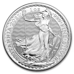 2024 Royal Mint Britannia 1 Oz Silver Coin Bu (copy)