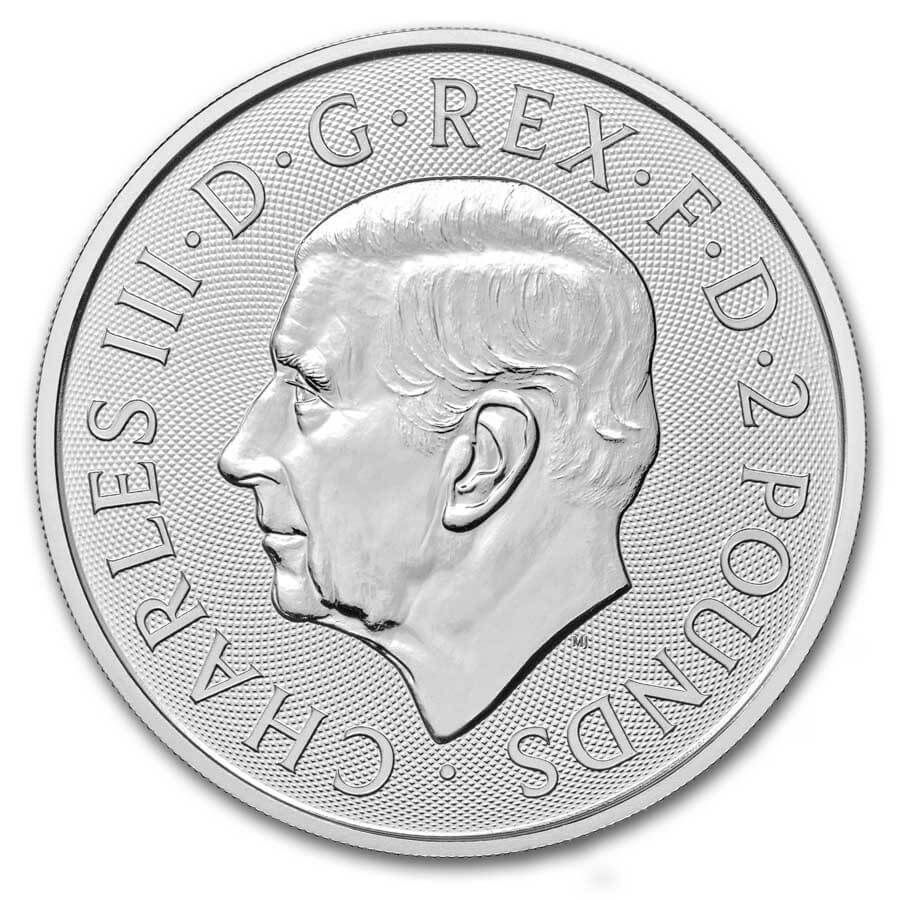 2025 Royal Mint Britannia 1 oz Silver Coin BU