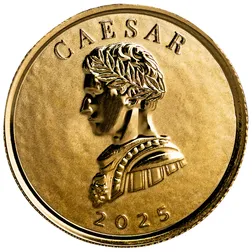 2025 Samoa Commander Series Julius Caesar One Tenth Troy Oz 9999 Gold Legal Tender Coin