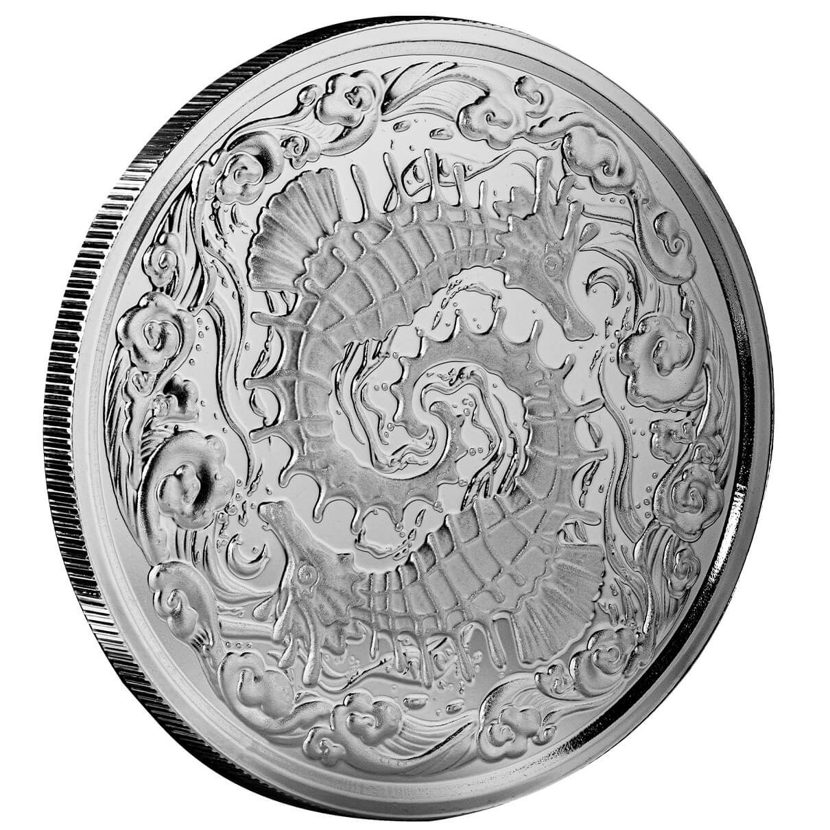 2024 Samoa Seahorse 1 oz Silver Proof Like Coin