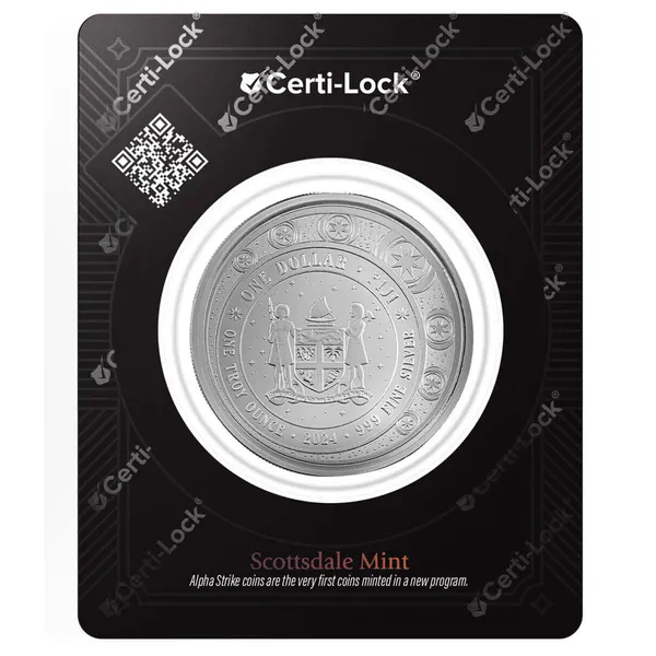 2024 Scottsdale Mint Fiji Unicorn In The Forest 1 Troy Ounce 999 Fine Silver Color Proof Rainbow 09