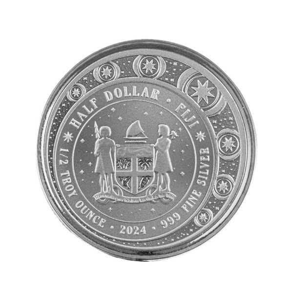 2024 Scottsdale Mint Fiji Unicorn In The Forest Half Troy Ounce 999 Fine Silver Proof Like 02