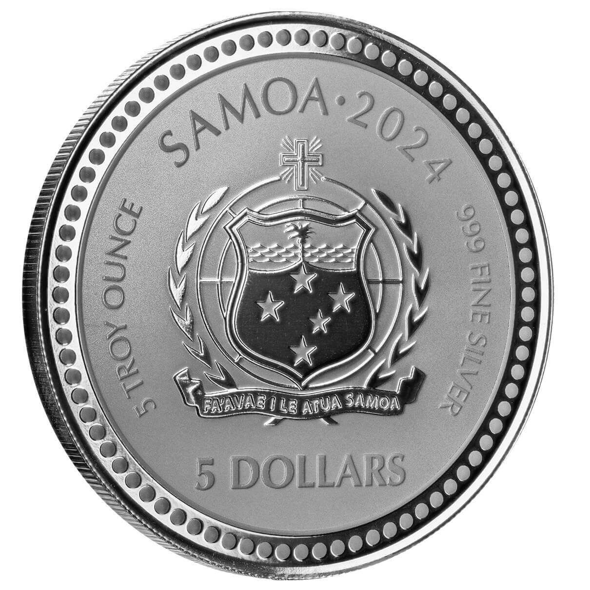 2024 Samoa Jesus Collection: The Creator 5 oz Silver Proof-Like