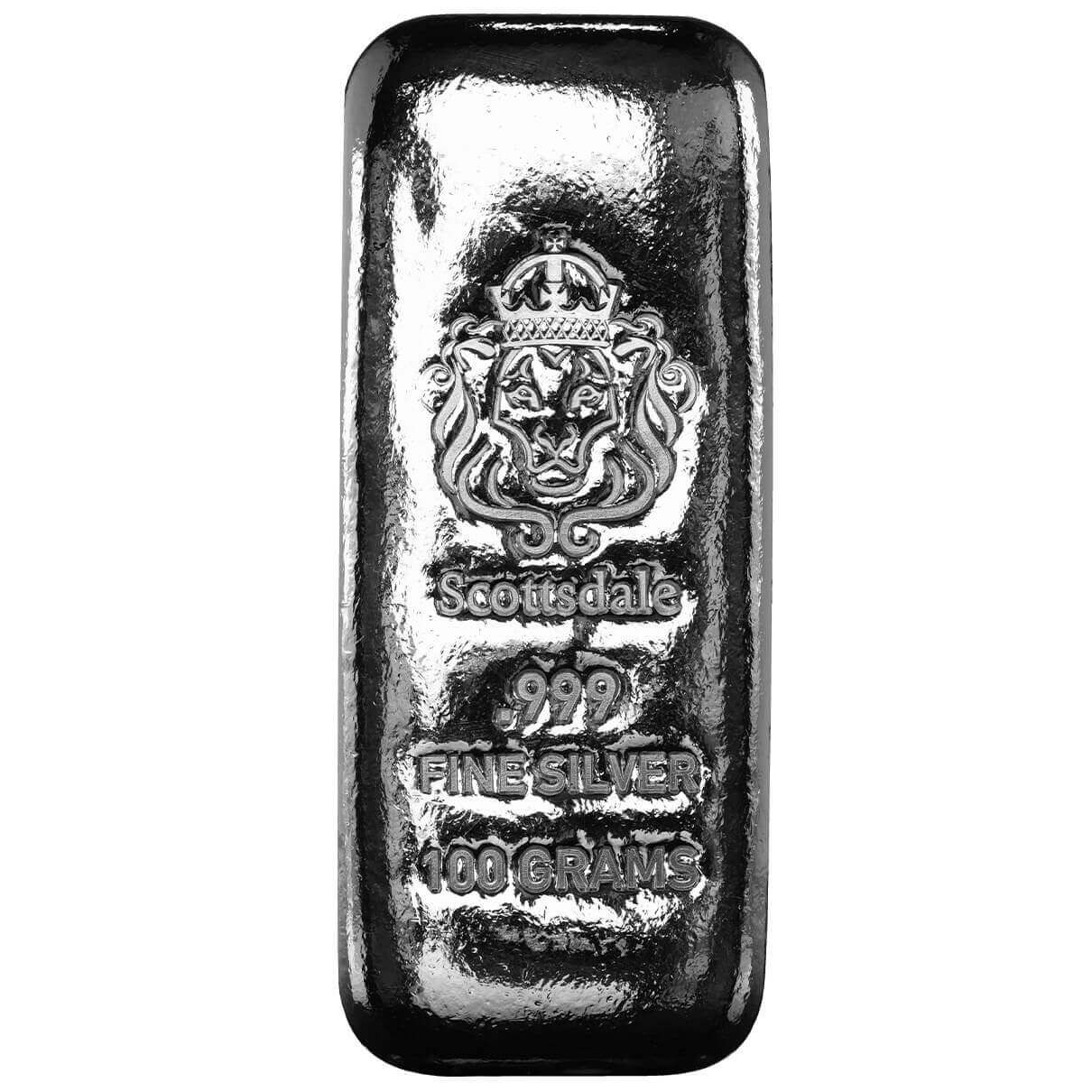 100 Gram Silver Bar | Buy 100 Grams of Silver