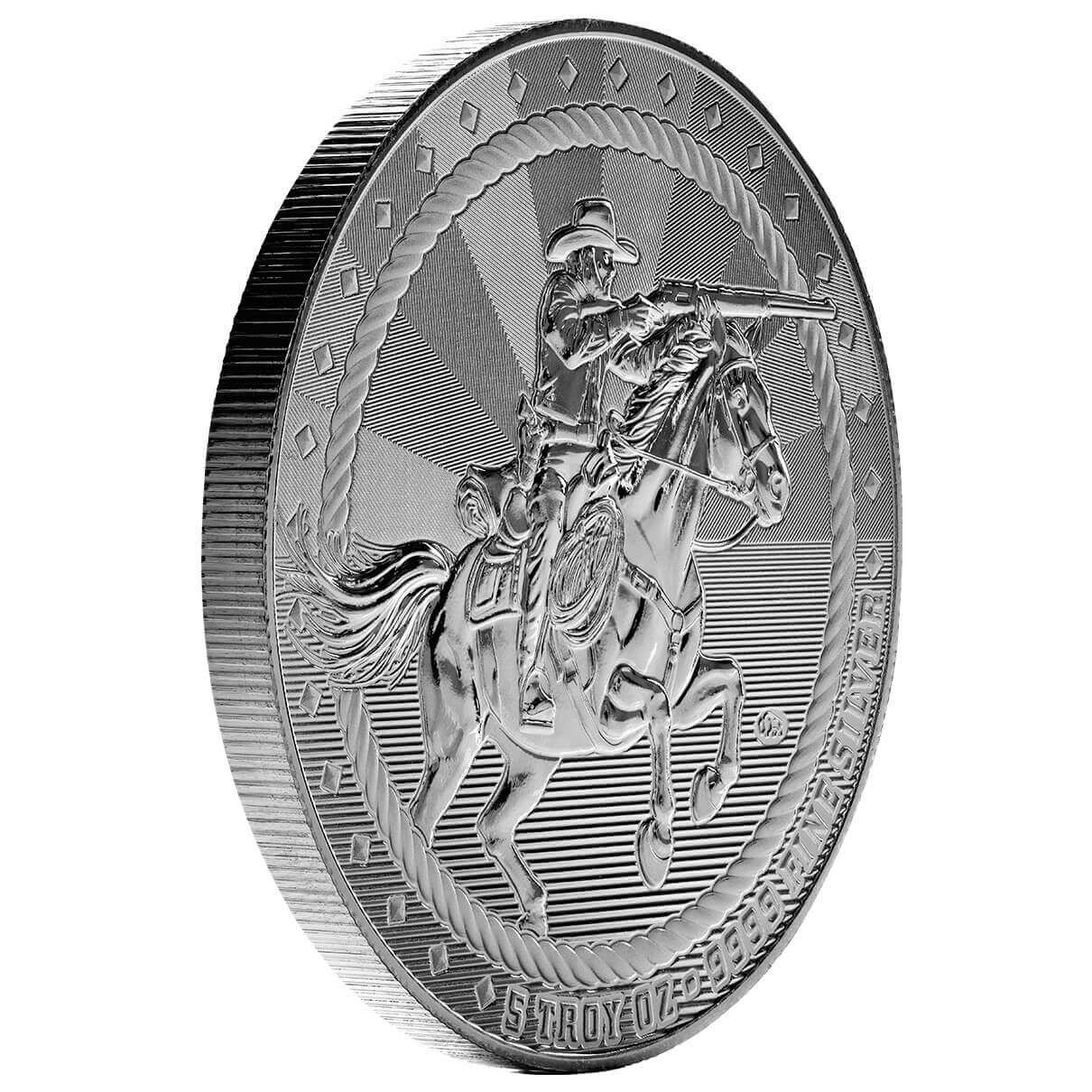 Scottsdale Cowboy Rifleman 5 Troy oz 9999 Fine Silver Bullion
