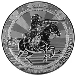 Scottsdale Mint Rifleman With Buffalo Privy 1 Troy Oz 9999 Fine Silver Round 04 2
