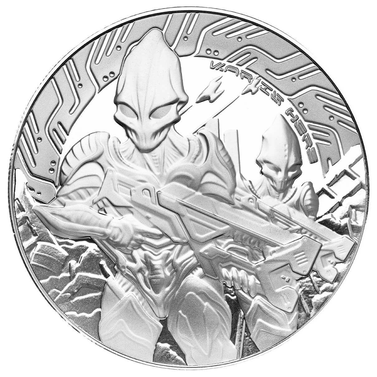2024 Samoa Alien Battle 5 oz Silver Coin – Alpha Strike .999