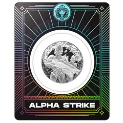 2024 Scottsdale Mint Samoa Alien Battle Is Here One Half Troy Ounce 999 Fine Silver Proof Color Coin 10