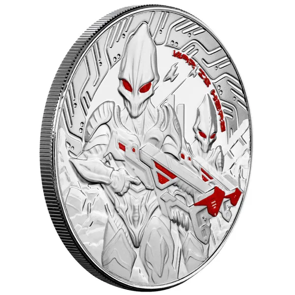 2024 Scottsdale Mint Samoa Alien Battle Is Here One Troy Ounce 999 Fine Silver Proof Color Coin 02