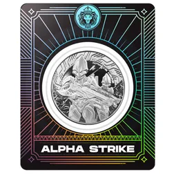 2024 Scottsdale Mint Samoa Alien Battle Is Here One Troy Ounce 999 Fine Silver Proof Like Coin 10