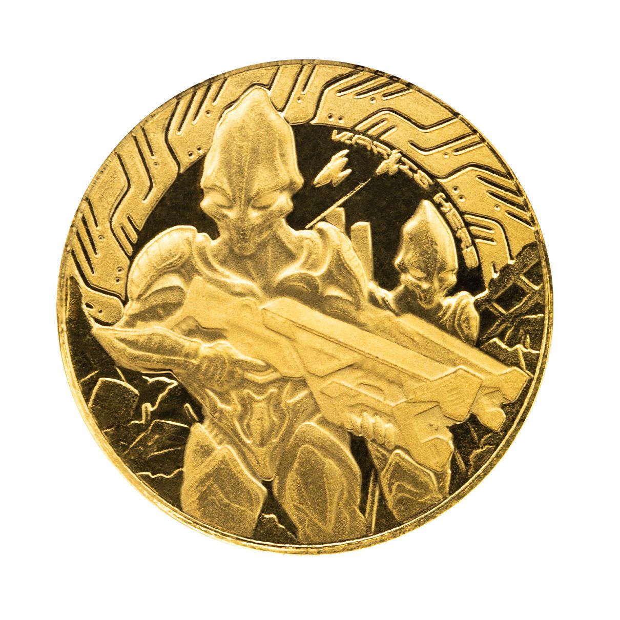 2024 Genuine 24K GOLD Plated 1 Troy Oz 999 Silver American