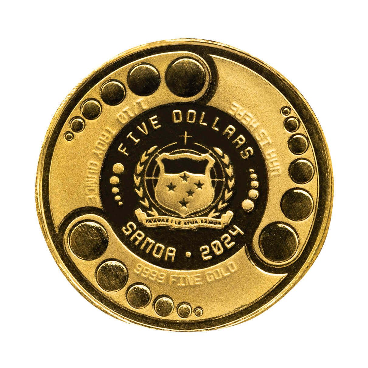 2024 Samoa Alien Battle 1/10 oz Gold Coin – .9999 Fine