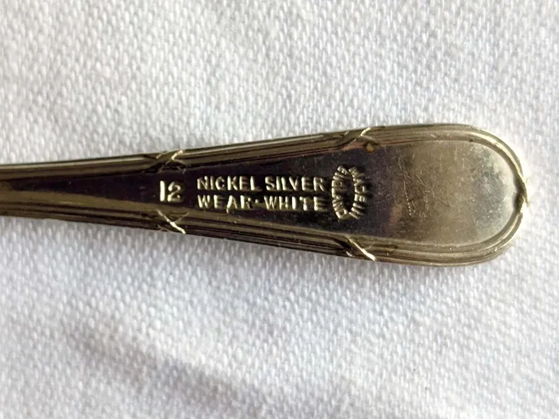 Nickel Silver Teaspoon Marks