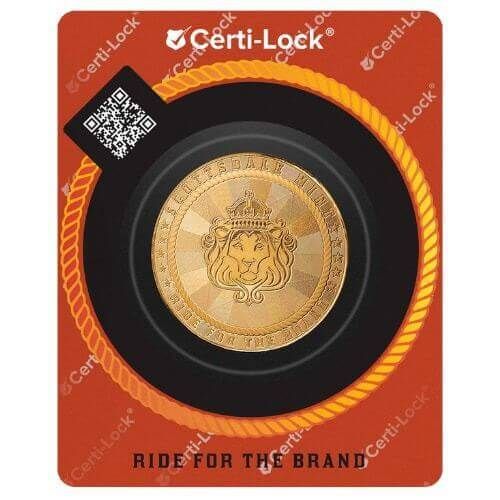 Scottsdale Cowboy Rifleman 1 Troy oz 9999 Fine Gold Bullion Round