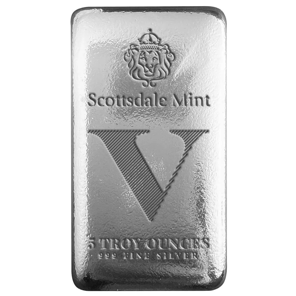 Imperium Collection | “V” 5 oz 999 Fine Silver Cast Bar