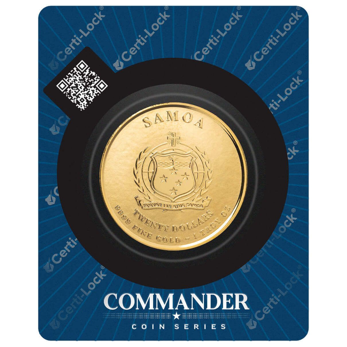 2025 Samoa Commander Series Ulysses Grant 1 oz Gold Legal Tender