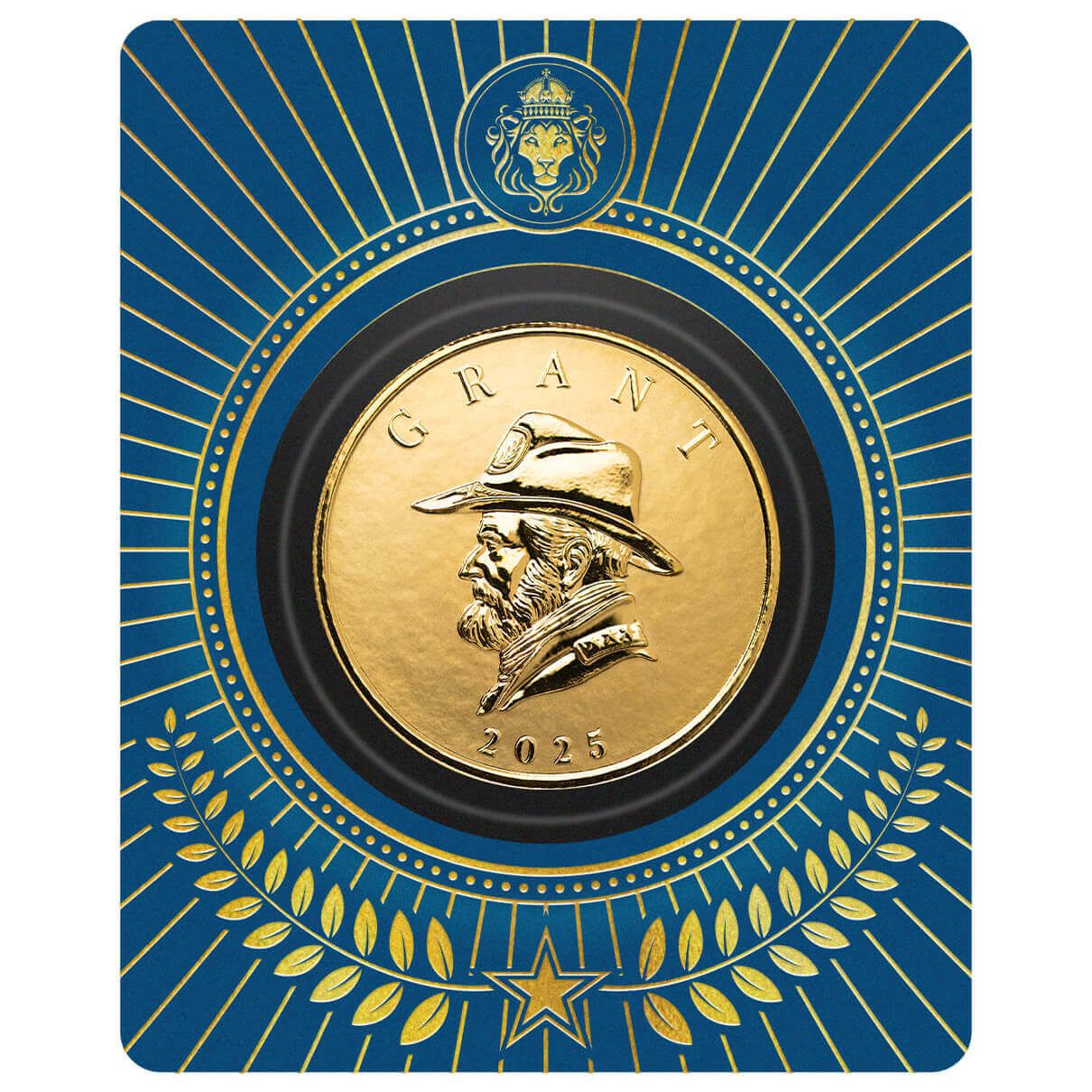 2025 Samoa Commander Series Ulysses Grant 1 oz Gold Legal Tender