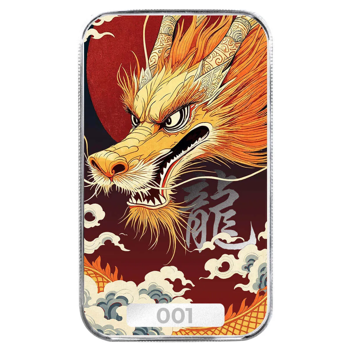 2025 Dragon | Kuángyǐng 1 oz 999 Fine Silver Color Bar