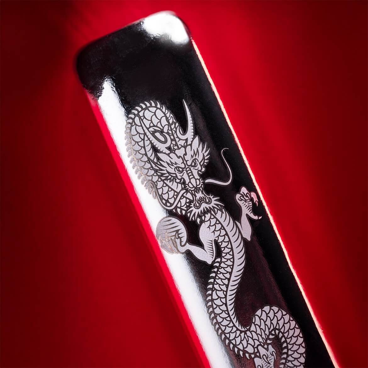 Lucky☆☆/A1029-5/ 2025 Scottsdale Mint 8.88 oz 999 Fine Silver Lucky Dragon Color