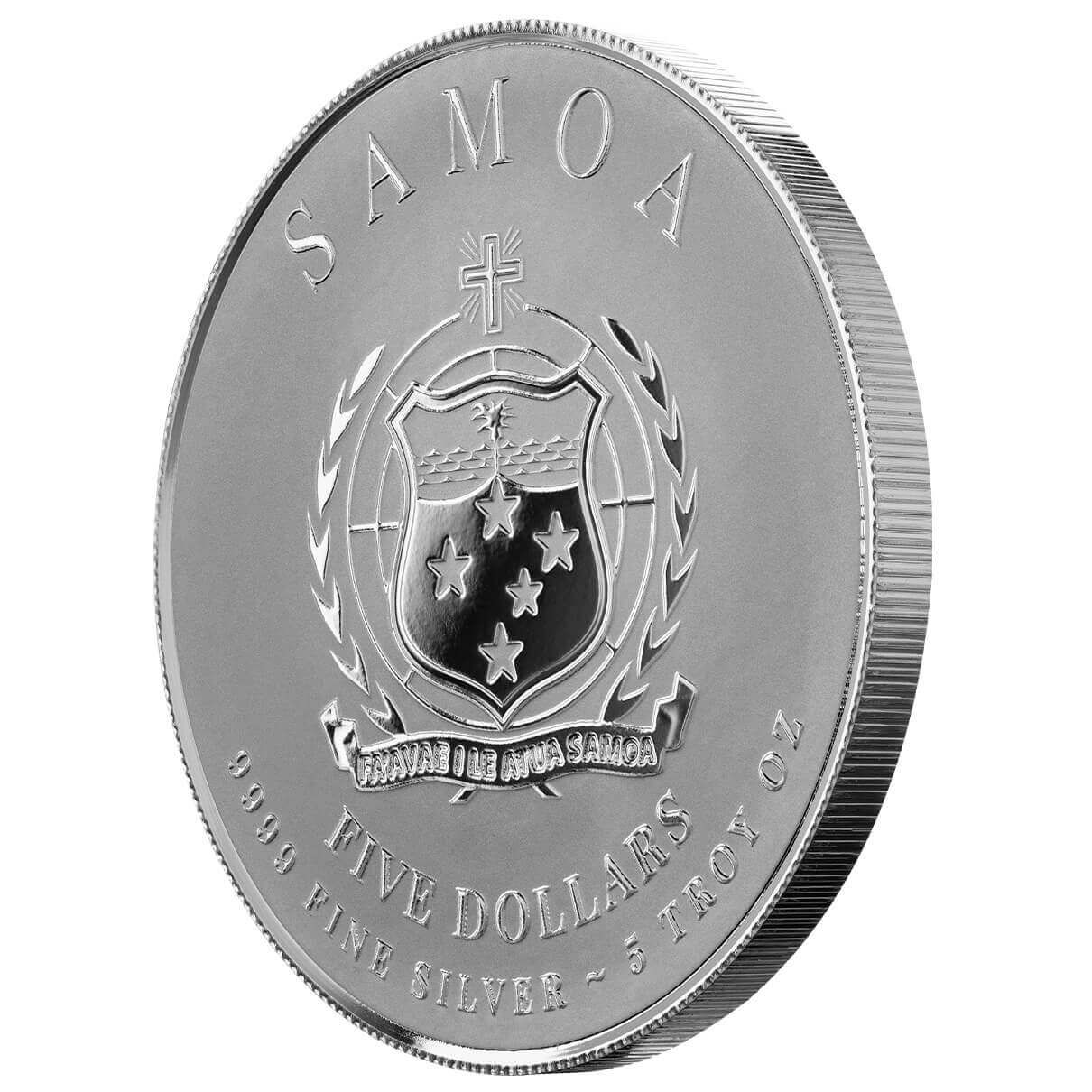2025 Samoa Commander Series Ulysses Grant 5 oz Silver Legal Tender