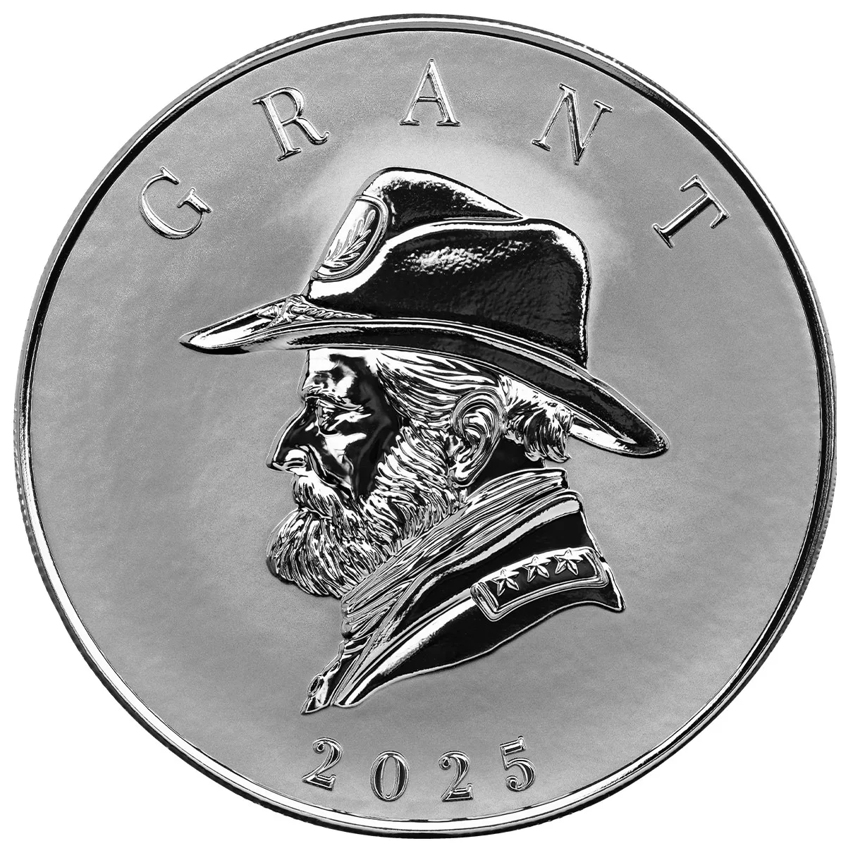 2025 Samoa Commander Series Ulysses Grant 5 oz Silver Legal Tender Coin