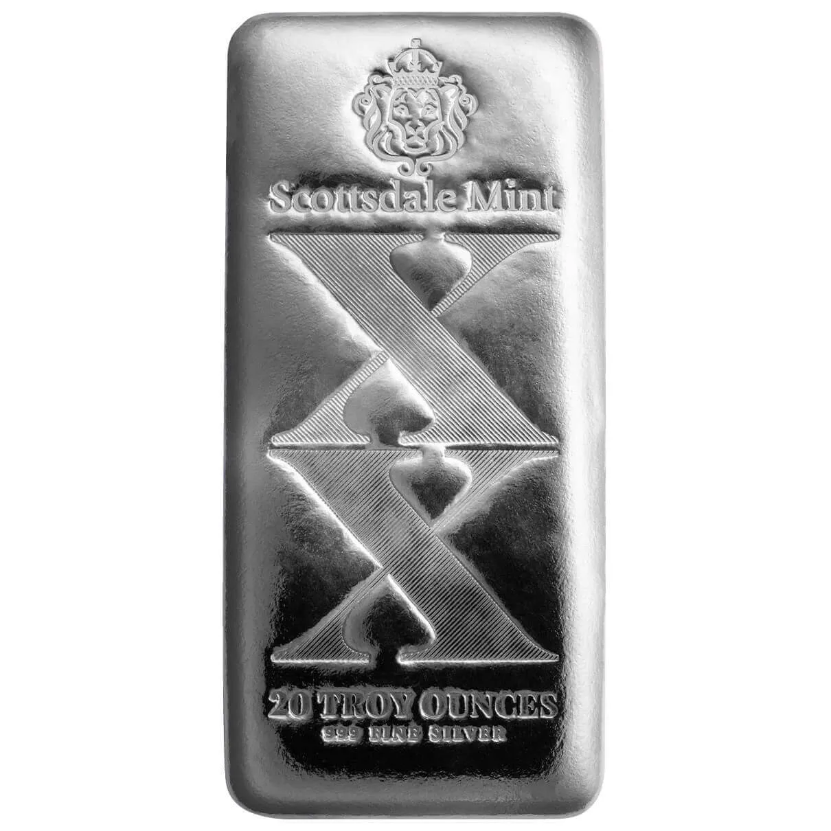 Imperium Collection | “XX” 20 oz 999 Fine Silver Cast Bar