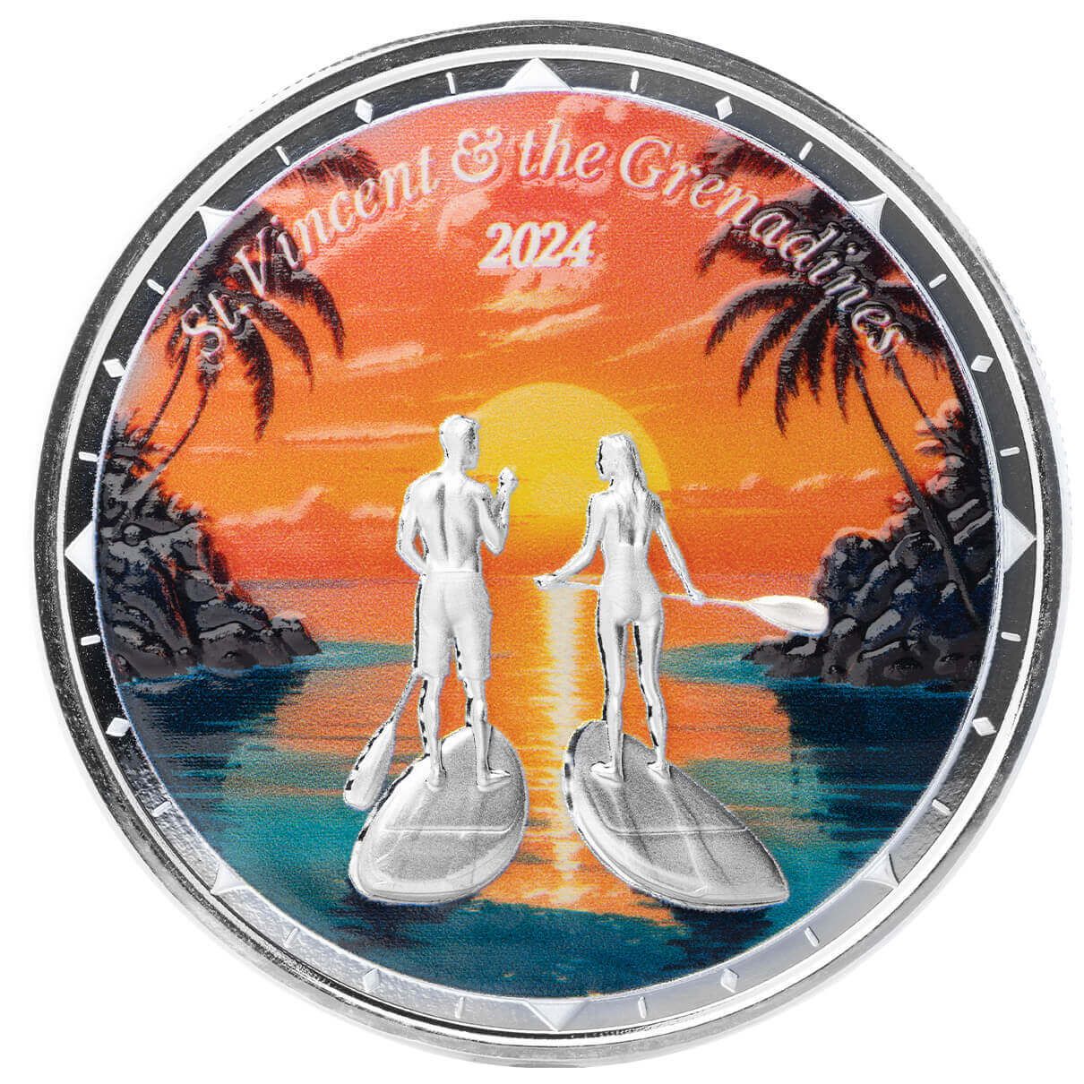 2024 EC8 St. Vincent & the Grenadines | Paddleboard Couple 1 oz