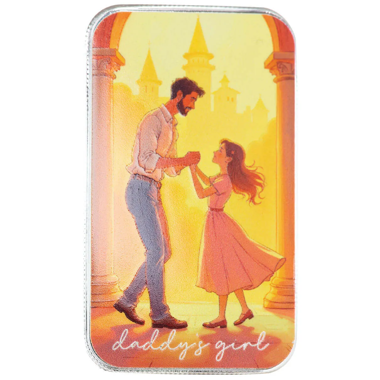 Father’s Day | Father Daughter 1 oz 999 Fine Silver Color Bar