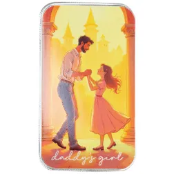 2025 Scottsdale Mint Fathers Day Daddys Girl 1 Troy Ounce 999 Fine Color Silver Bar 02