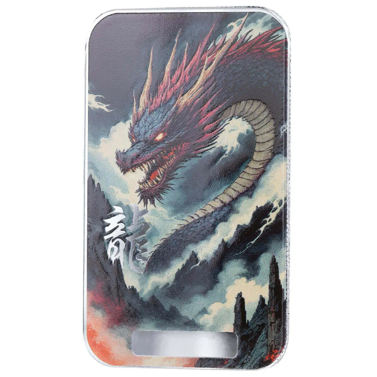 2025 Dragon | Shènglì 1 oz 999 Fine Silver Color Bar