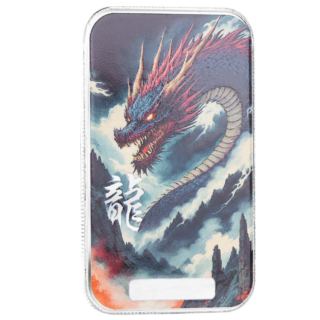 2025 Dragon | Shènglì 1 oz 999 Fine Silver Color Bar | Scottsdale Mint