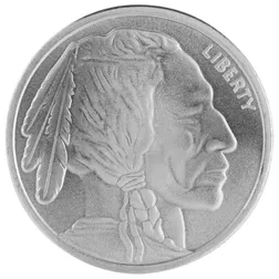 Generic No Name 1 Oz Silver Buffalo Round 01