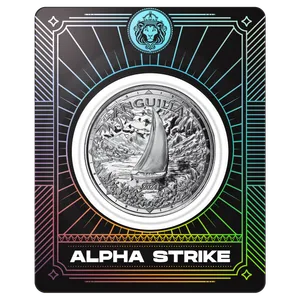 2024 EC8 Anguilla | Regatta 1 oz 999 Fine Silver Coin Alpha Strike