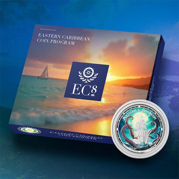 2024 EC8 Antigua & Barbuda | Rum Runner and Kraken 1 oz 999 Fine