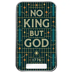 2025 Scottsdale Mint 4th Of July Americana 1 Troy Ounce 999 Fine Silver Color Bars No King But God 25
